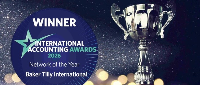 Winner - International Accounting Awards 2026, Network of the Year, Baker Tilly International